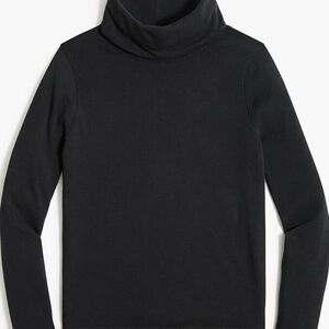 J. Crew Black Women's Black Mockneck Sweater